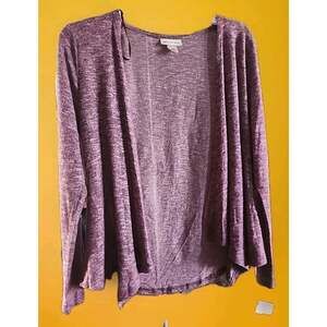 Belle du Jour Womens Open Front Cardigan Small Excellent A119 Grey New